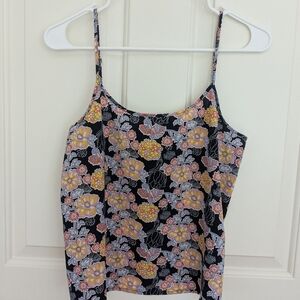 Cropped Floral Tank